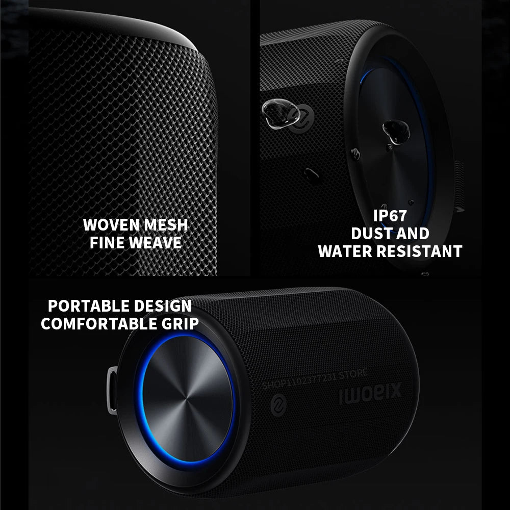 Original Xiaomi Bluetooth Speaker Mini is compact and portable, with an RGB ambient light ring offering customizable colors CN.