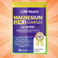 30 Patches Magnesium 12 in 1 Complex Transdermal Patches Helps Relaxation, Nerves, Muscle, Sleep & Heart Support