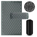 Acupressure Mat and Pillow Set for Muscle Relief - Tidesmit Back Massage Instrument 3PCS-Gray Tidesmit