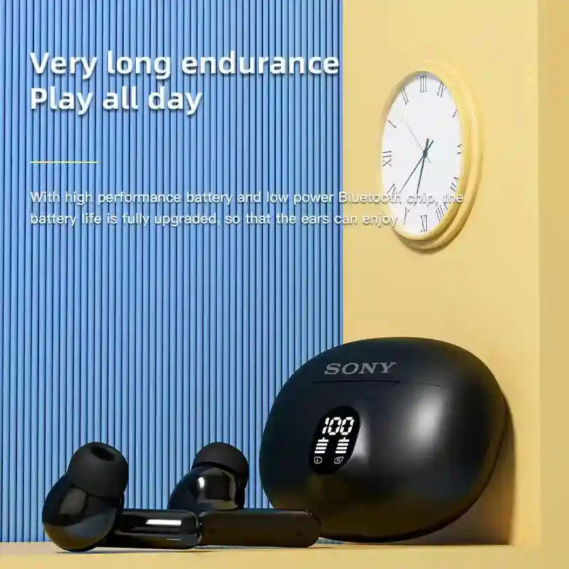 Wireless Bluetooth Earbuds with Digital Display | Tidesmit Audio Tidesmit