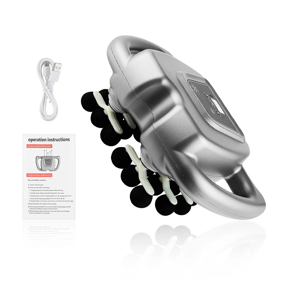 Fascia Massage Gun - 99 Strength Levels Portable Body Massager Relaxation Treatment Tidesmit