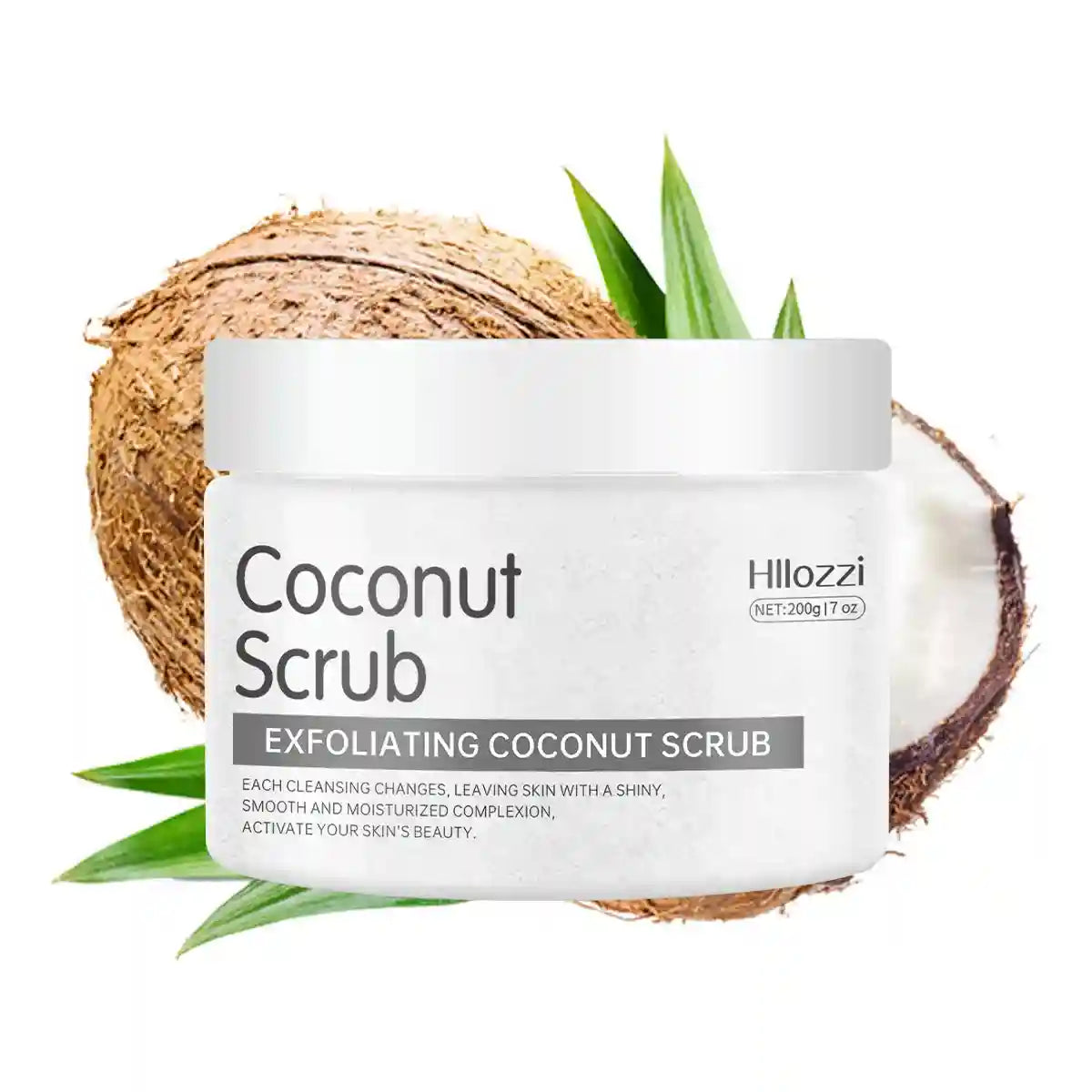 Natural Body Scrub | Exfoliating Skin Treatment - 200g - Tidesmit Scrubs Treatments Coconut Scrub 200g China Mainland