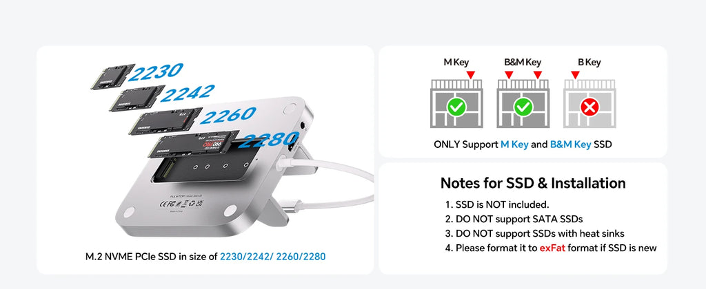 Mac Mini M4 Docking Station with 4K HDMI and M.2 SSD Expansion Tidesmit
