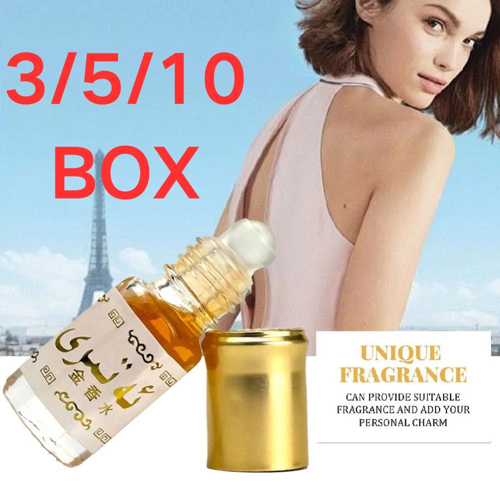 Tidesmit Alcohol-Free Roll-on Gold Essential Oil with luxury Oud and Floral scent for long-lasting freshness.