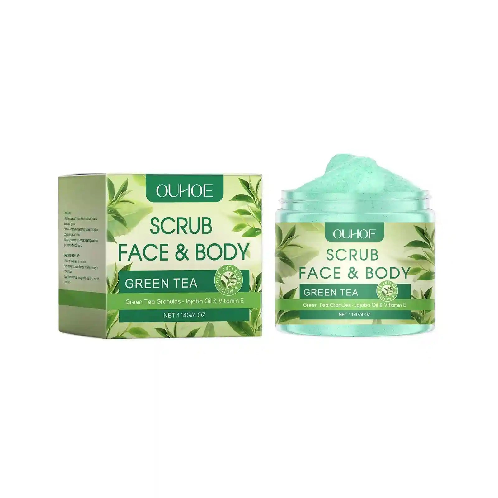 Exfoliating Face Scrub | Natural Deep Pore Cleanser | Tidesmit Scrubs Treatments Green tea Tidesmit