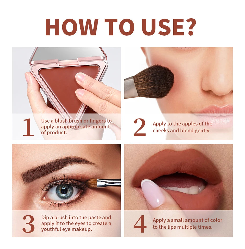 Tidesmit Higher Standard satin matte cream blush in long-lasting brightening shade for natural face makeup