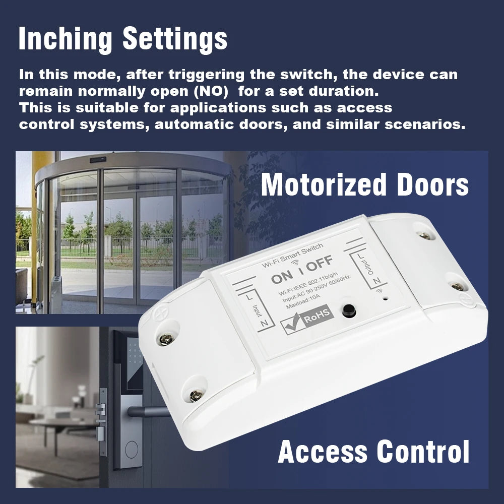WiFi Smart Light Switch, Alexa & Google Home Compatible - Tidesmit Tidesmit