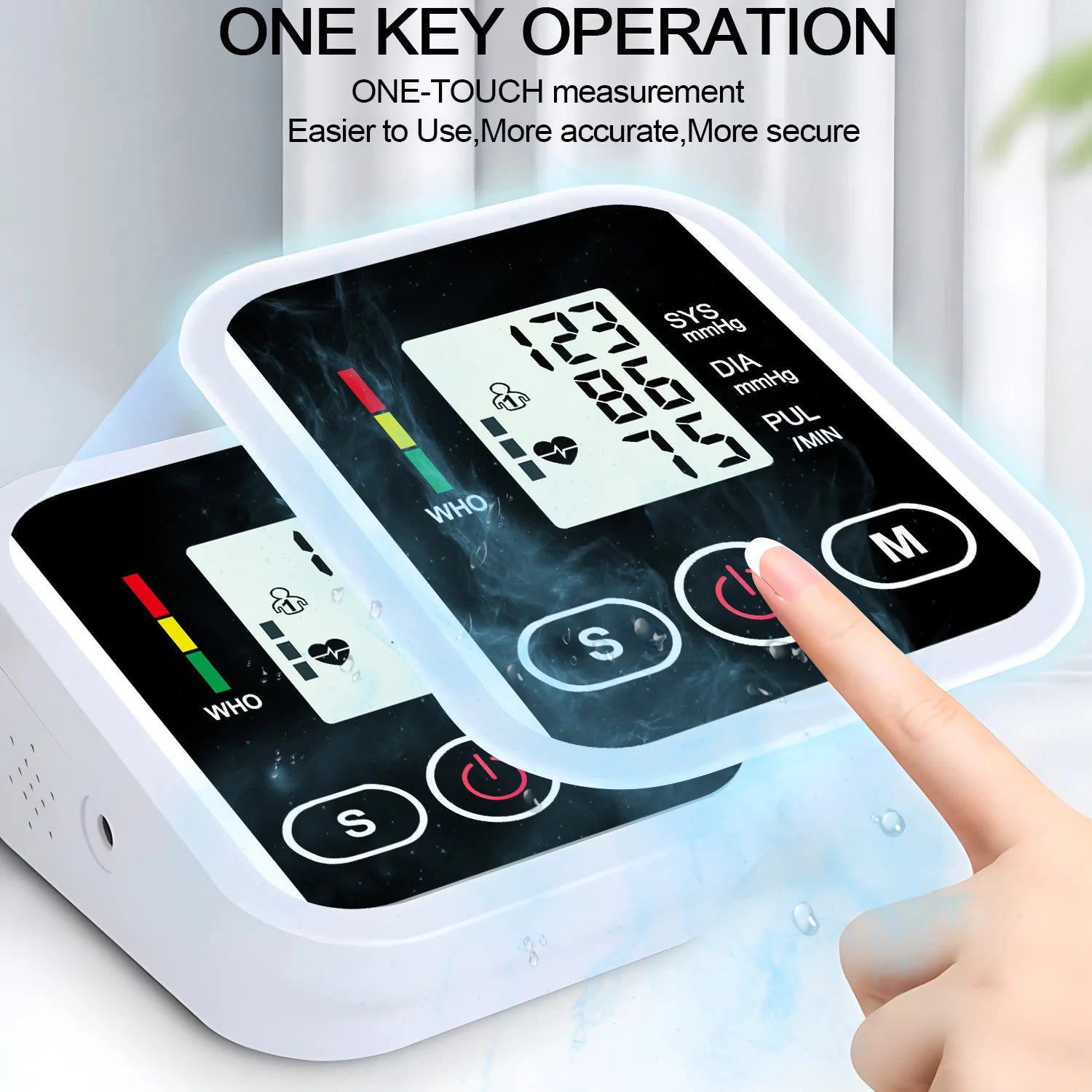 New Blood Pressure Monitor Upper Arm Automatic Tonometer Digital Tensiometer BP Monitor Medical Sphygmomanometer Health Care