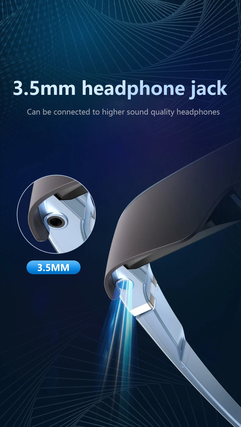 Android 3D VR Smart Glasses - Portable HD Private Cinema with Spatial Audio Tidesmit