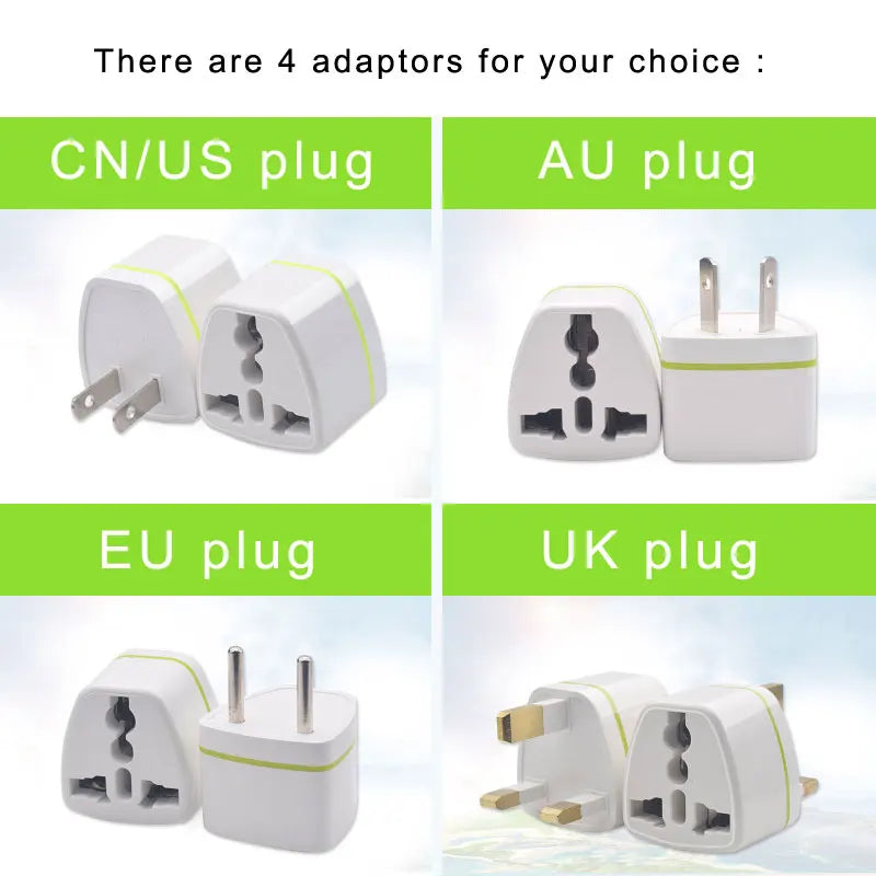 Electric pressure cooker plug adapter set with CN/US, AU, EU, and UK plugs