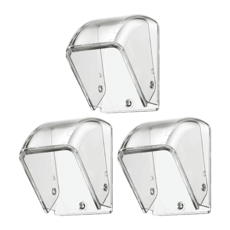 CACAZI Waterproof Cover For Wireless Doorbell Button Smart Ring Chime Button PC Transparent Outdoor Rain-cover Home Case New
