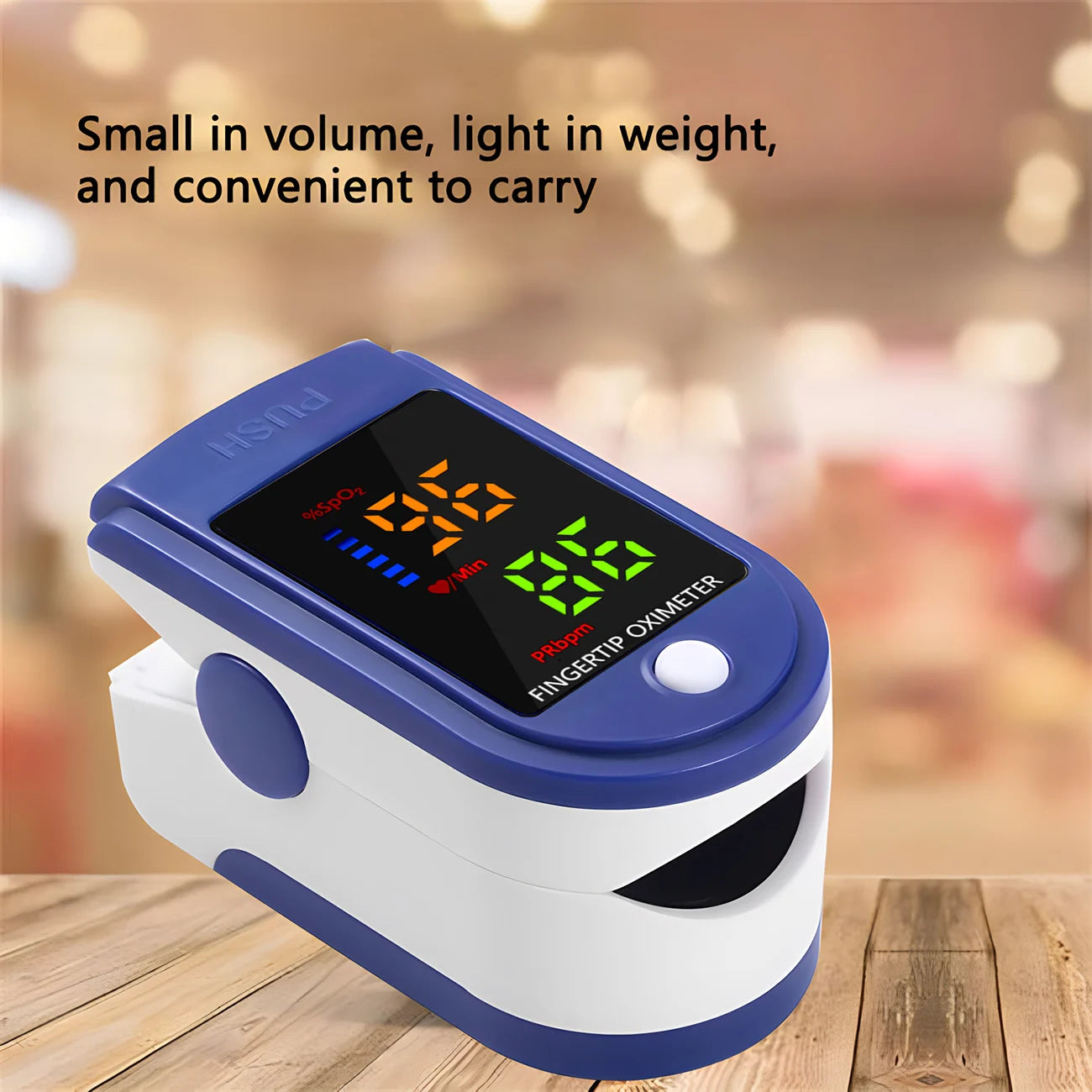 OLED Display Fingertip Oximeter Portable Pulse SpO2 Tester Pediatric Infant Heart Rate Blood Oxygen Saturation Health Monitor