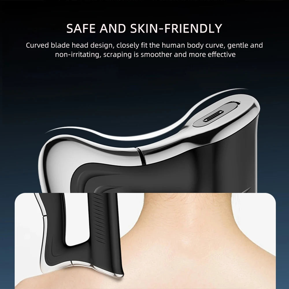 Electric Fascia Massage Tool with Heat Therapy - Tidesmit Recovery Blade Back Massage Instrument Tidesmit