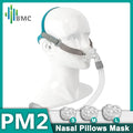 BMC PM2 CPAP Mask Nasal Pillows Mask with Headgear for CPAP Machine APAP BiPAP S/M/L 3 Sizes Silicone Cushions Apnea Nasal Mask