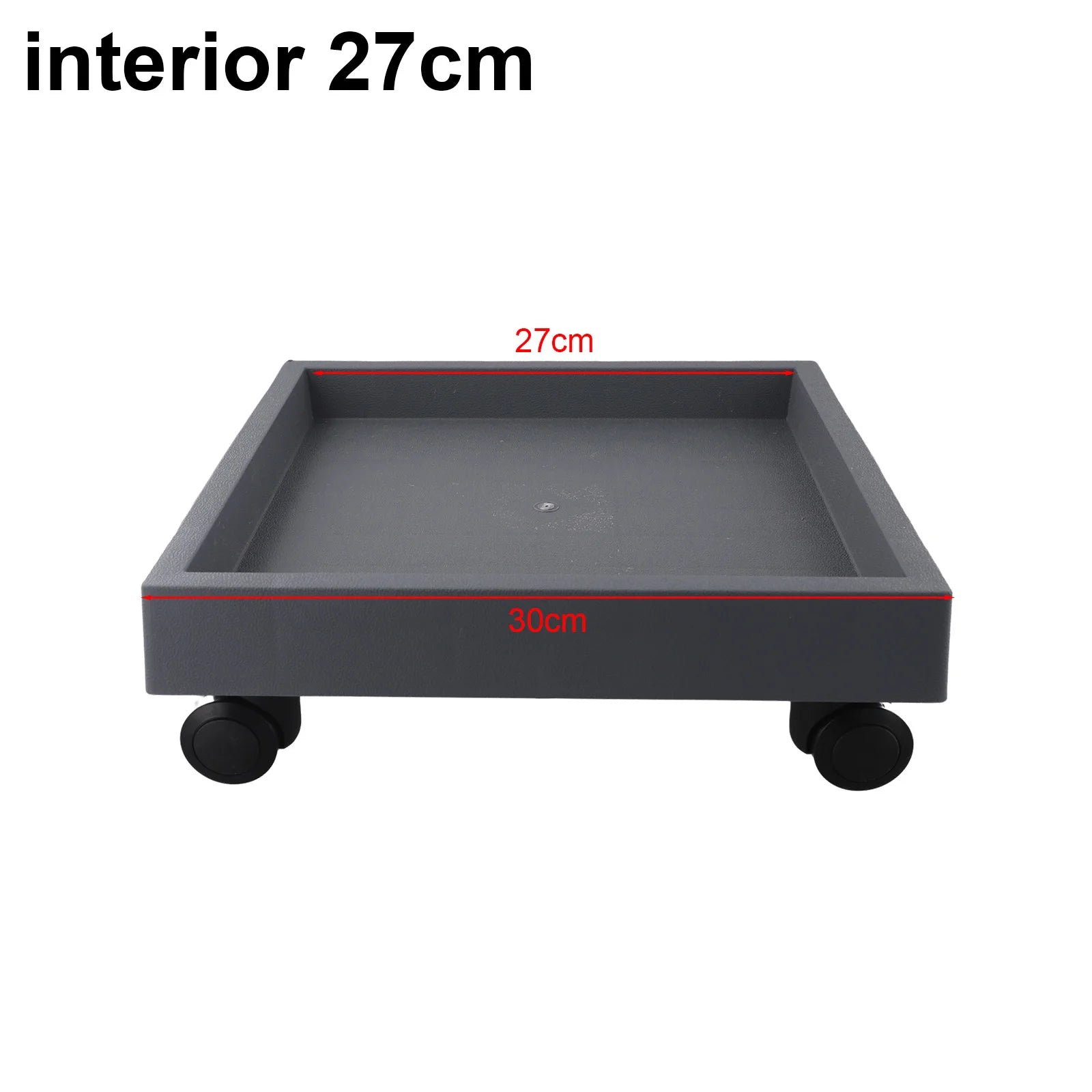 Industrial Design Outdoor Gardening Movable Wheel Tray Plant Container Tray Does Not Scratch Floor Maneuverability