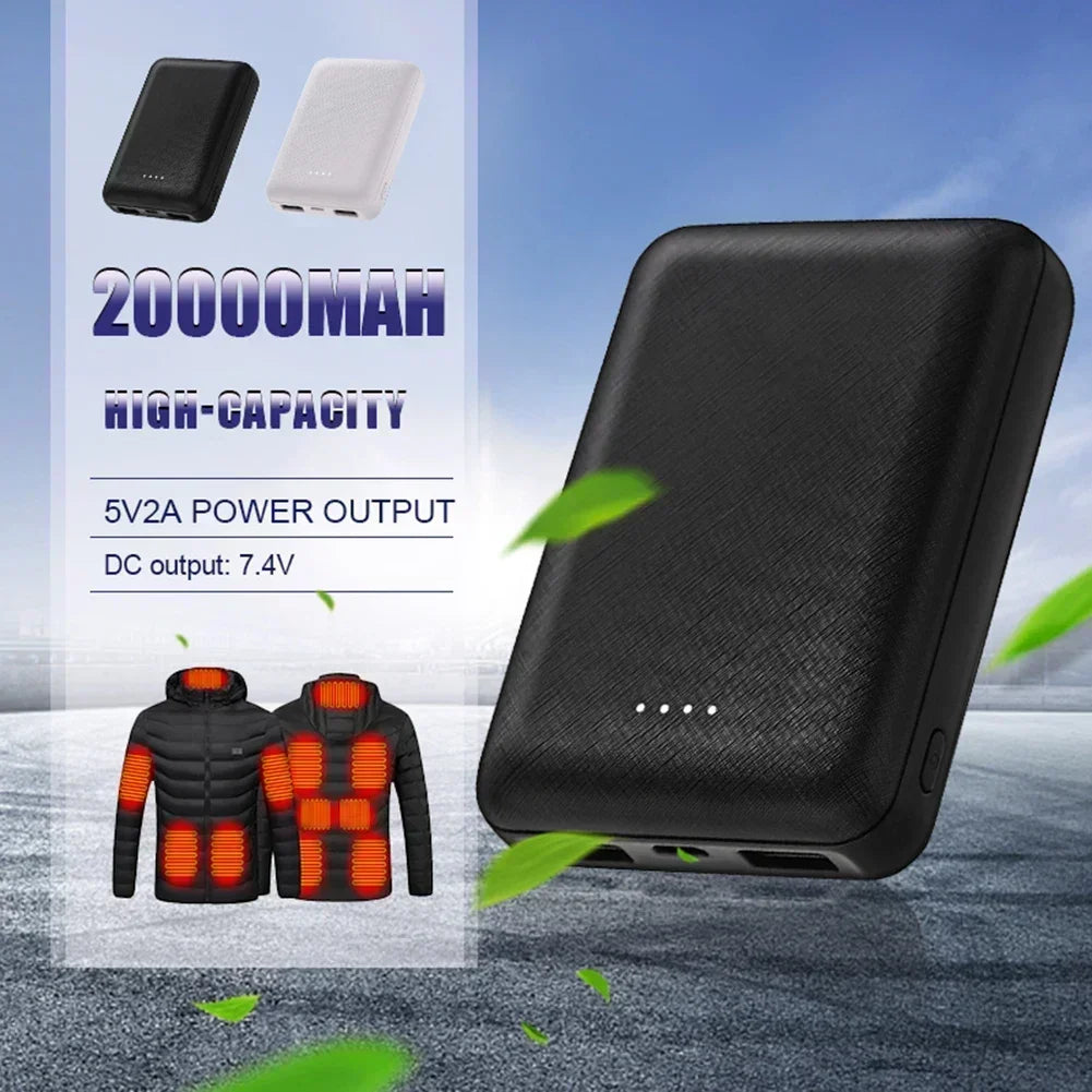 Portable Charger 20000mAh for Heated Vests - Fast Charging PD Power Delivery Tidesmit