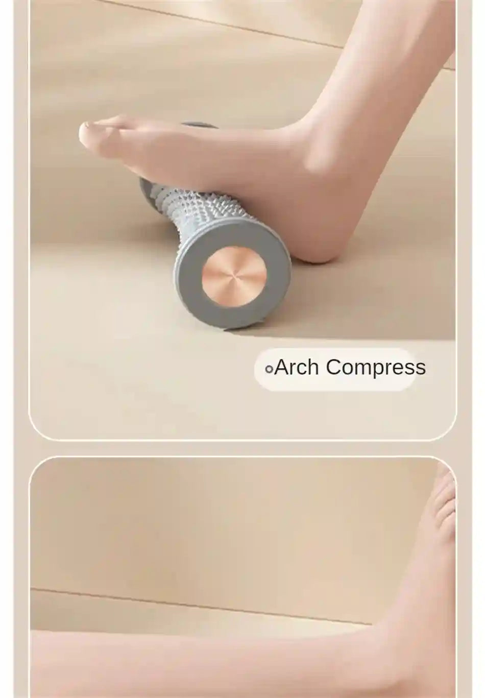 Foot Massage Roller for Plantar Fasciitis - Deep Tissue Muscle Relief Tool Massage Roller Tidesmit