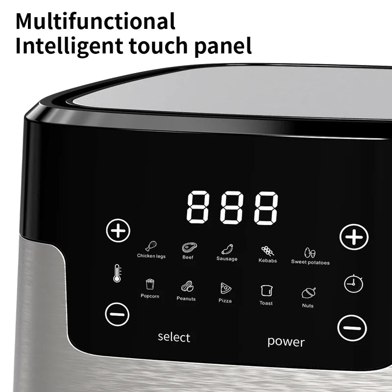 Home Air Fryer Multifunction Electric Oven Large Capacity Kitchen Electric  Smokeless Air Fryer