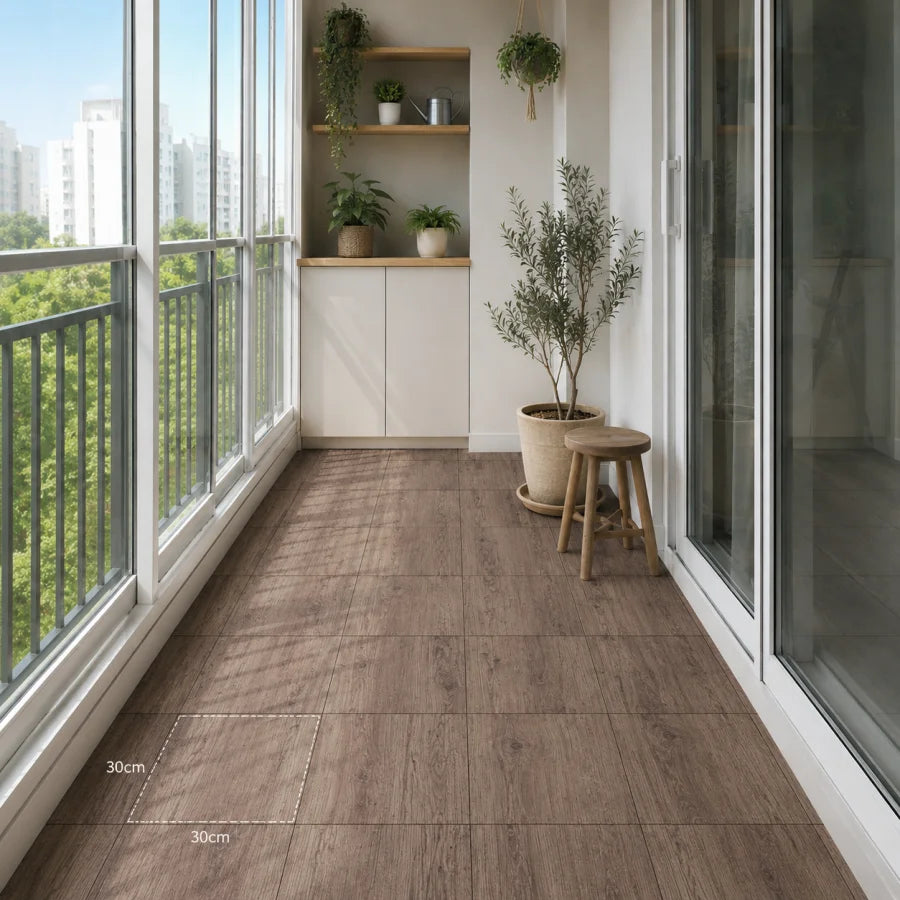 1/12/24pcs Self Adhesive Stick, Peel and Stick 11.81x11.81in Backsplash Wood Grain Tiles, Using for Kitchen Bathroom Living Room