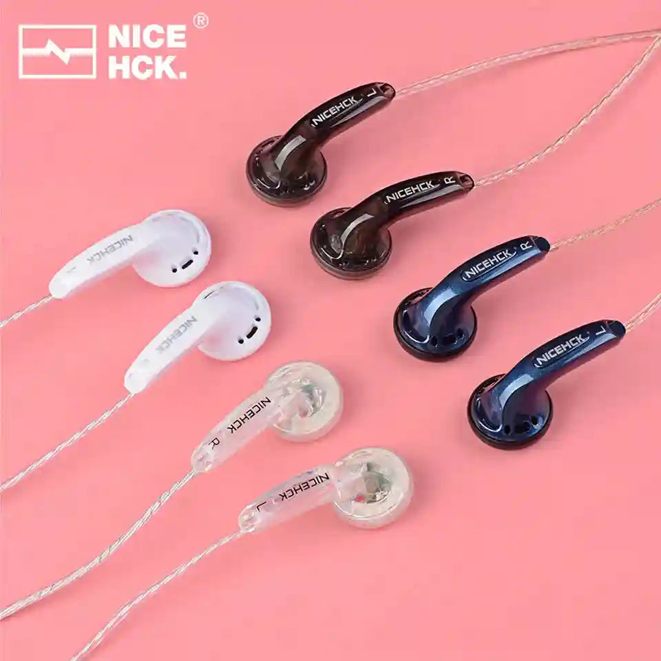 Wired 3.5mm HiFi Earbuds - Green Monitor Headphones for Clear Audio Tidesmit