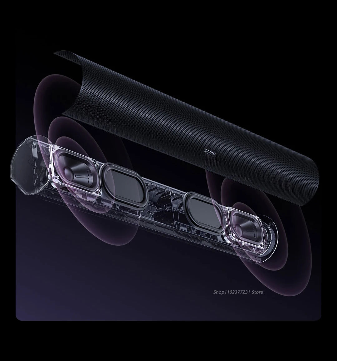 NEW Mijia REDMI Computer Speaker 2 Pro Four-Unit Two-Channel Stereo RGB Ambient Light Bluetooth 5.0 Built-in Microphone
