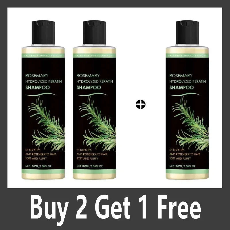 Rosemary Shampoo For Hair Thickness-Volumizing Strengthening-Hydrates Reduces Breakage-Sulfate-Free For Fuller Looking Hair