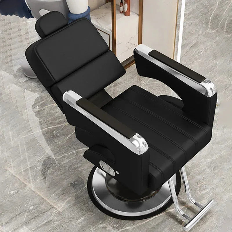 Barber Chair 360° Hydraulic Reclining Salon Station - Durable EU Design Massage Chairs Tidesmit