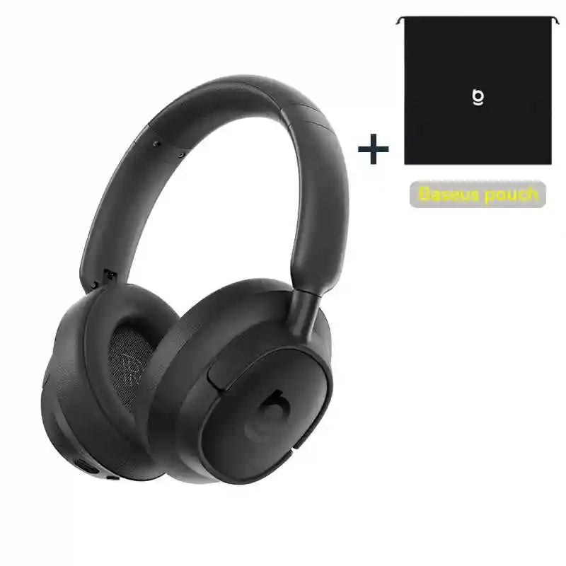 Wireless Headphones Over-Ear with 80-Hour Battery Life | Tidesmit Grey add pouch China Mainland Tidesmit
