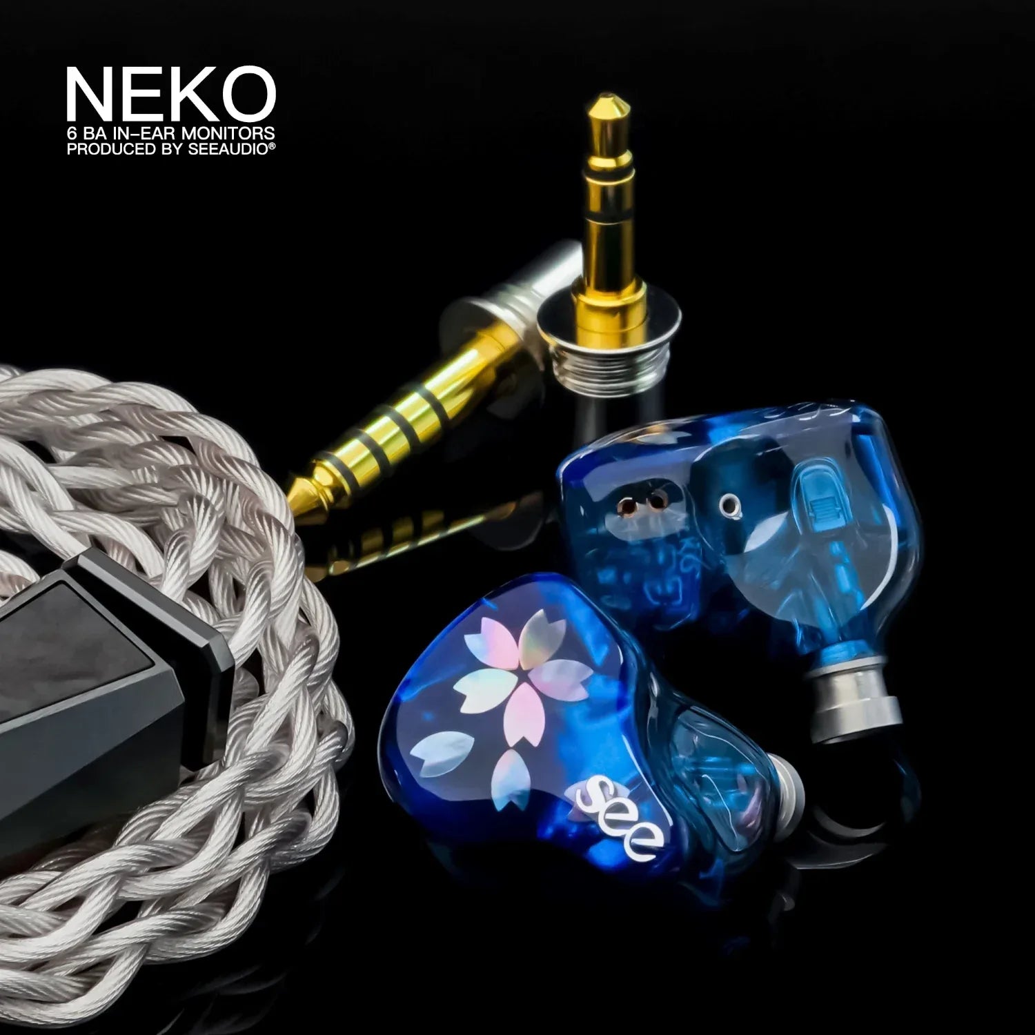 SeeAudio Neko In-Ear Monitors with 6BA Drivers by Tidesmit Tidesmit