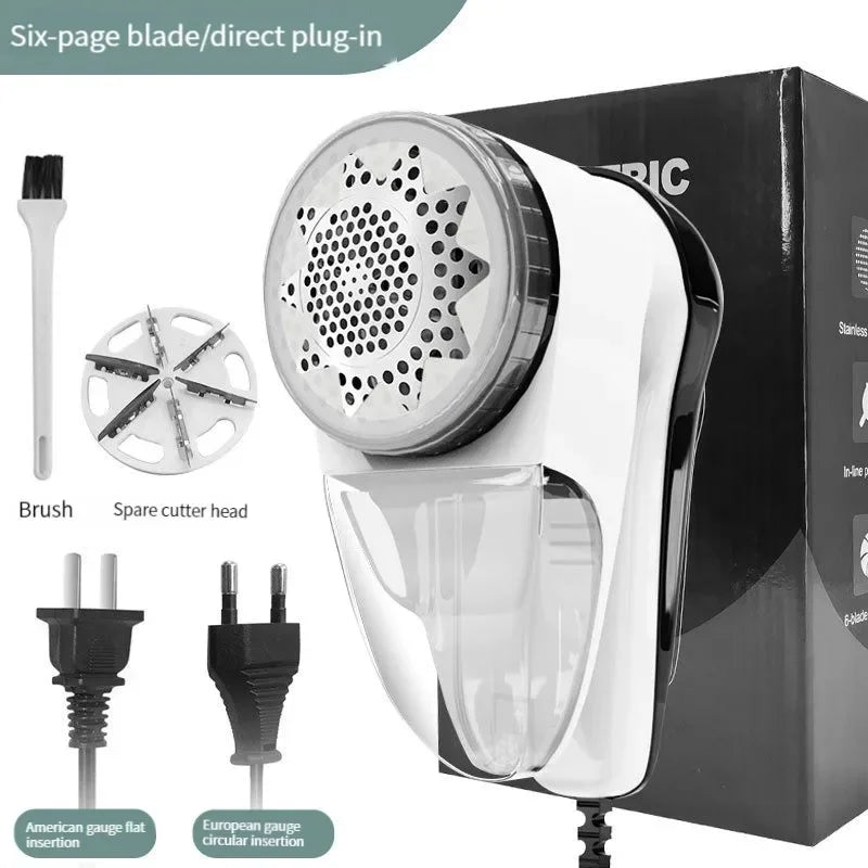 Tidesmit professional rechargeable electric fabric shaver featuring precise stainless steel blades for fuzz removal
