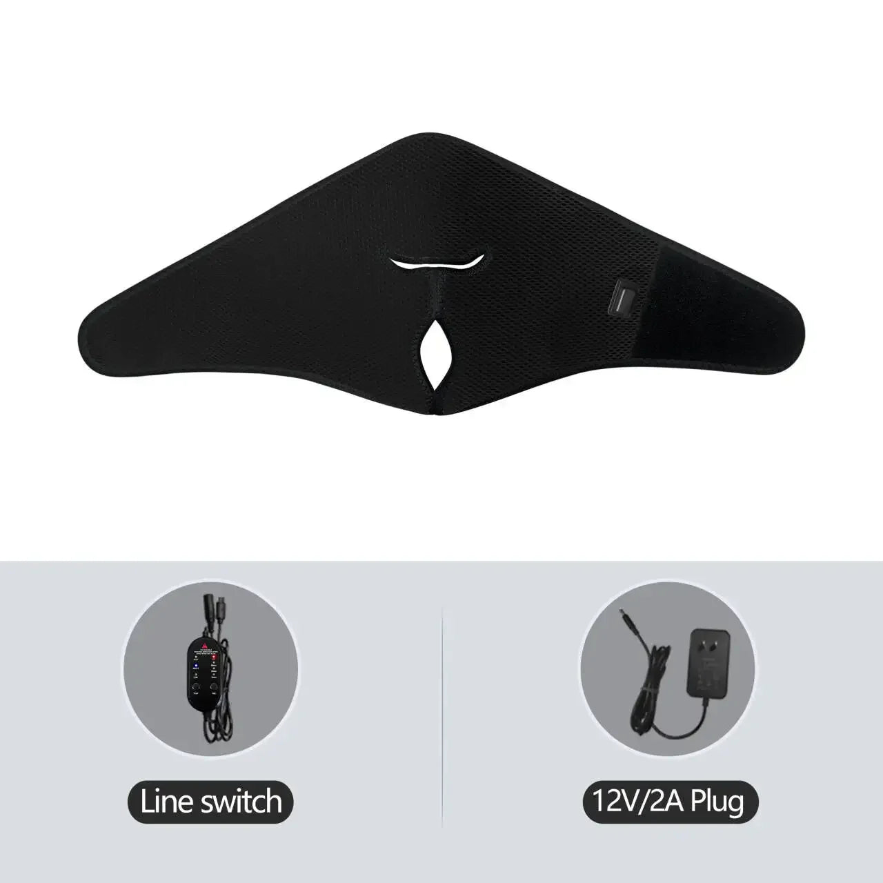 Heated Face Mask for Facial Relief and Circulation | Tidesmit Relaxation Treatment 12V-Heating Tidesmit