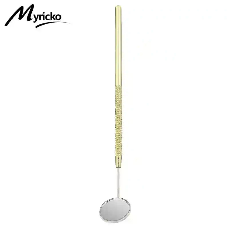 Professional Stainless Steel Dental Tool Set - Precision Oral Care Kit Eye Massage Instrument Mirror gold Tidesmit