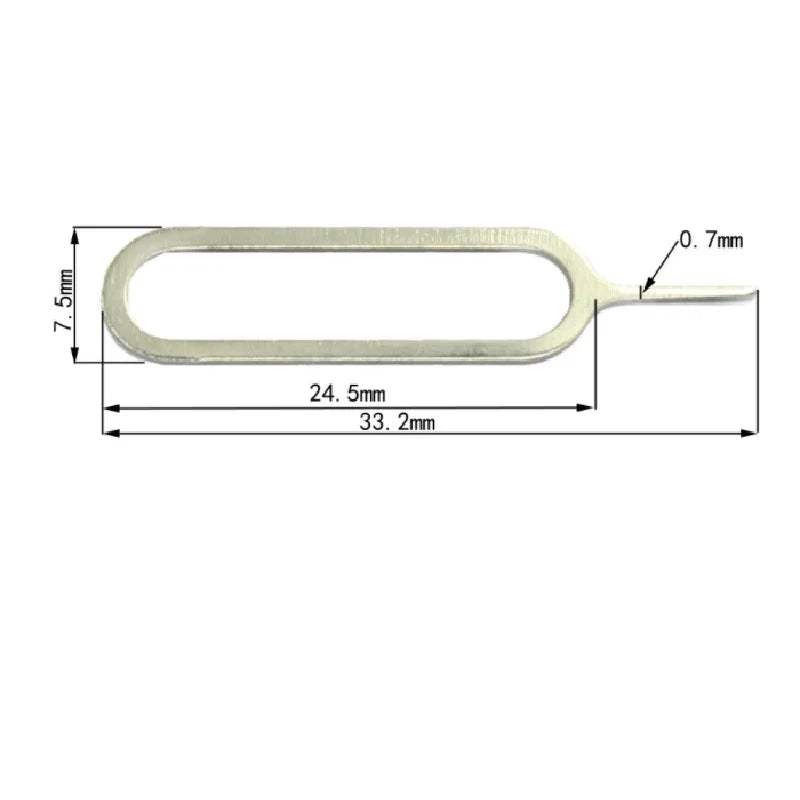 Mobile Phone Card Remover SIM Opener Pin Key Tool  Anti-Lost Card Pin Eject Sim Card Tray Open Pin Needle Key Tool For iPhone