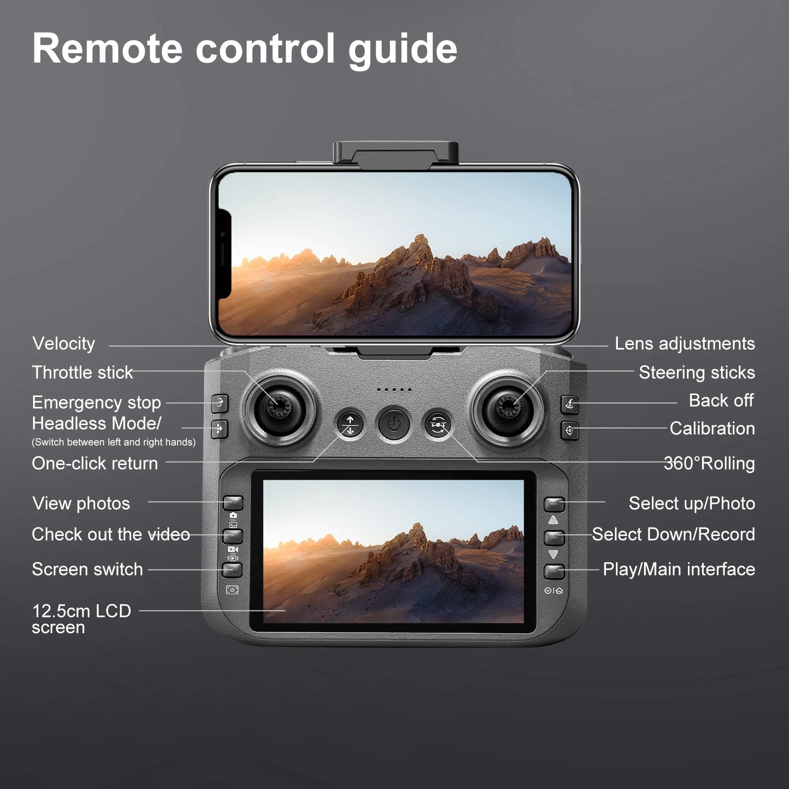 Tidesmit S156 GPS Drone with 8K HD Camera & Obstacle Avoidance Tidesmit