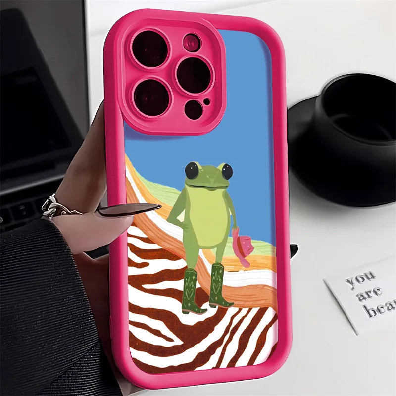 Flower Phone Case for iPhone, Shock-Absorbing Military-Grade Cover Rose Red DH45 Tidesmit