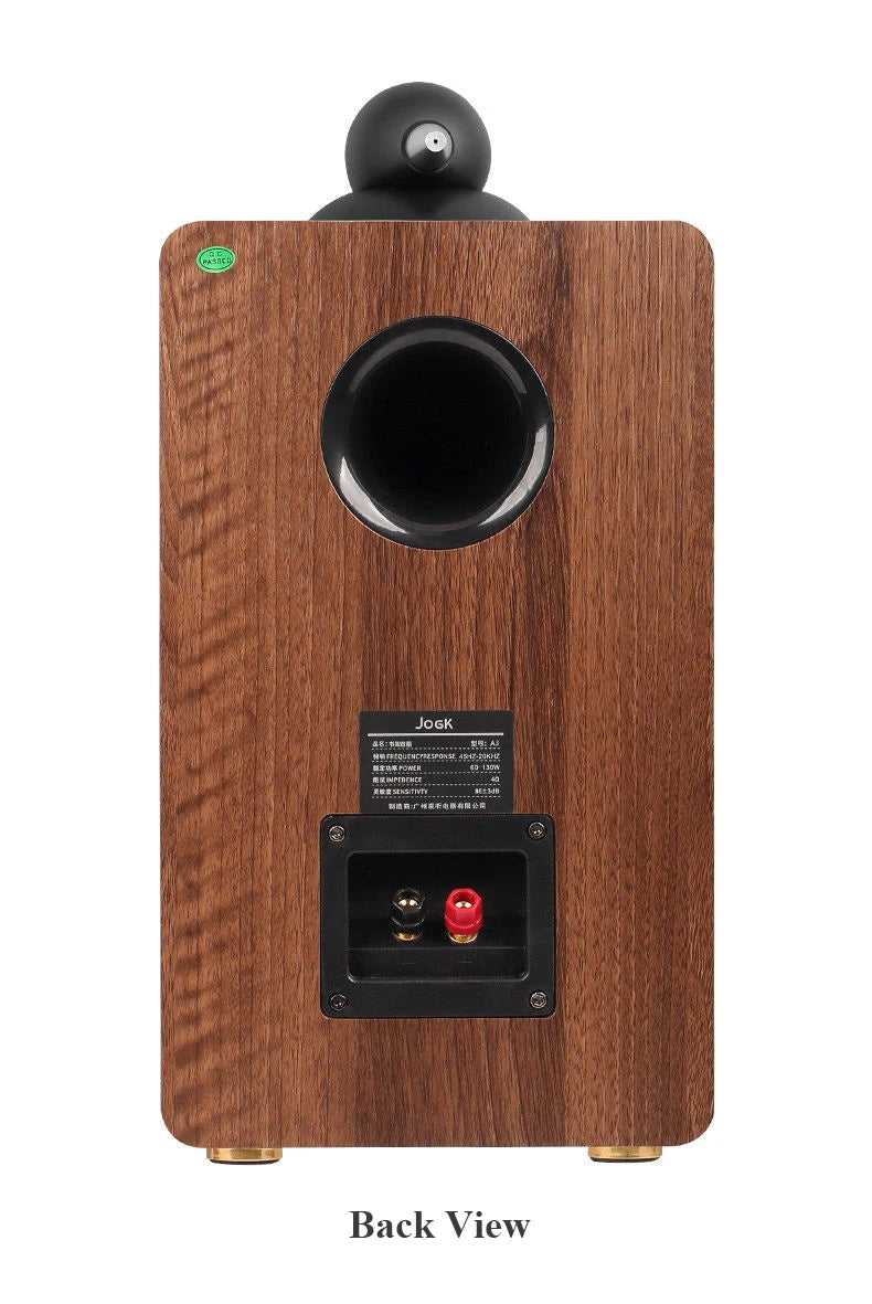 HiFi Bookshelf Passive Speakers 6.5-inch Three-way Frequency Division 130W Output Power Household Speakers 3-inch Midrange Unit