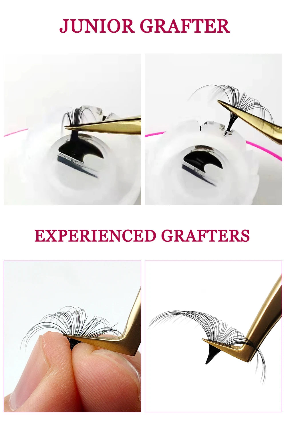 Abonnie Classic Eyelashes Extensions Individual Volume Lashes Fluffy Ultra Soft Eyelash Extensions False Eyelashes Tidesmit