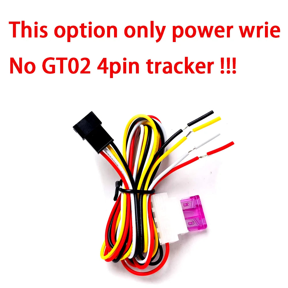 DAGPS Tracker for Vehicle TK110/GT02D 4pin Motocycle Car GPS Tracker Oil-Cut Stop Engine ACC Alarm with Sleep Save Battery GPRS.