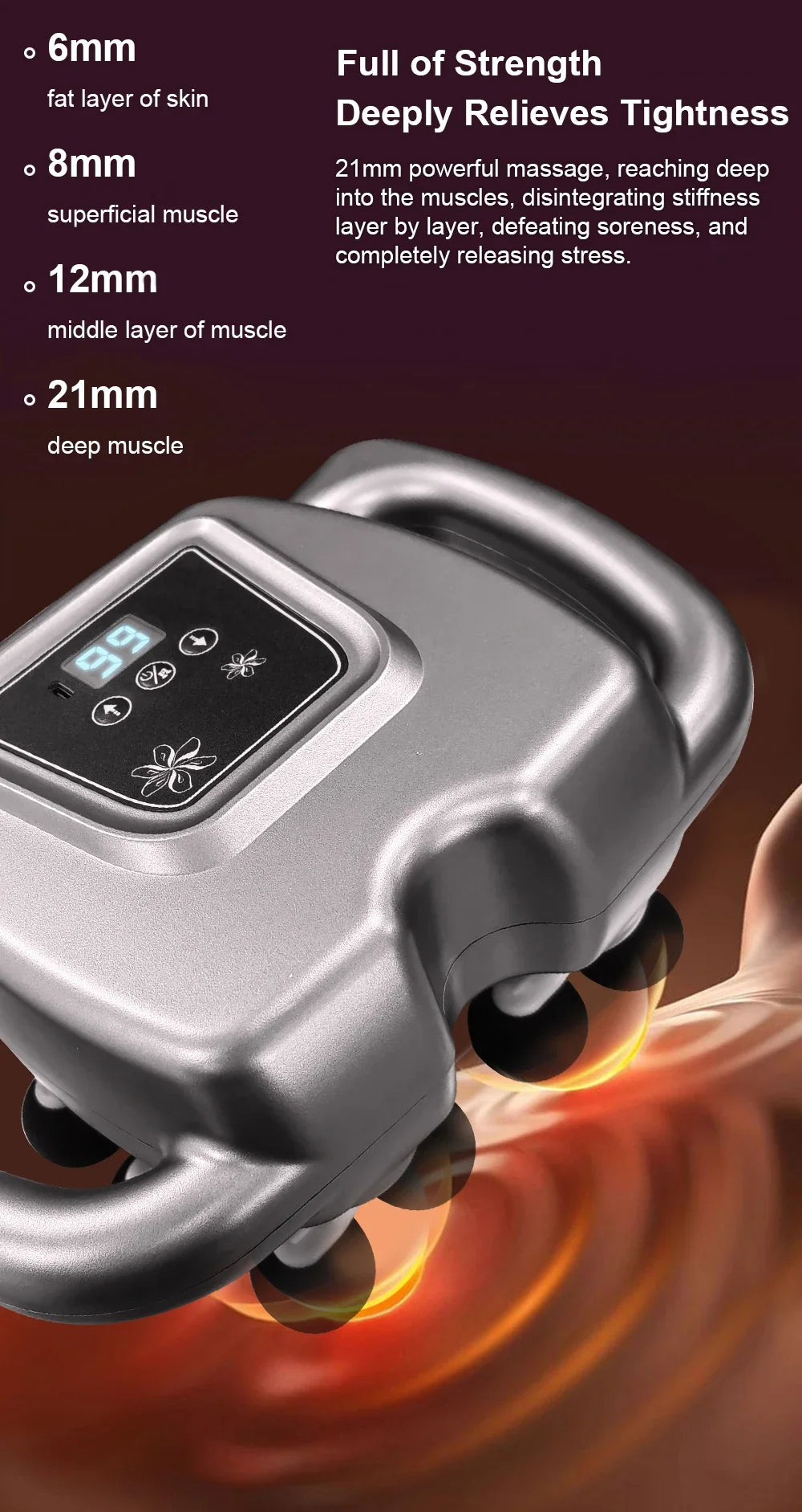 Muscle Massage Gun: 16-Speed Deep Tissue Relief & Recovery Device Body Shaping Massage Equipment Tidesmit