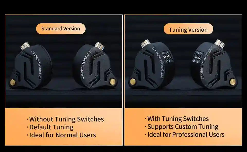 In-Ear Monitor Headphones 1DD+5BA Hybrid HiFi Bass | Tidesmit Tidesmit