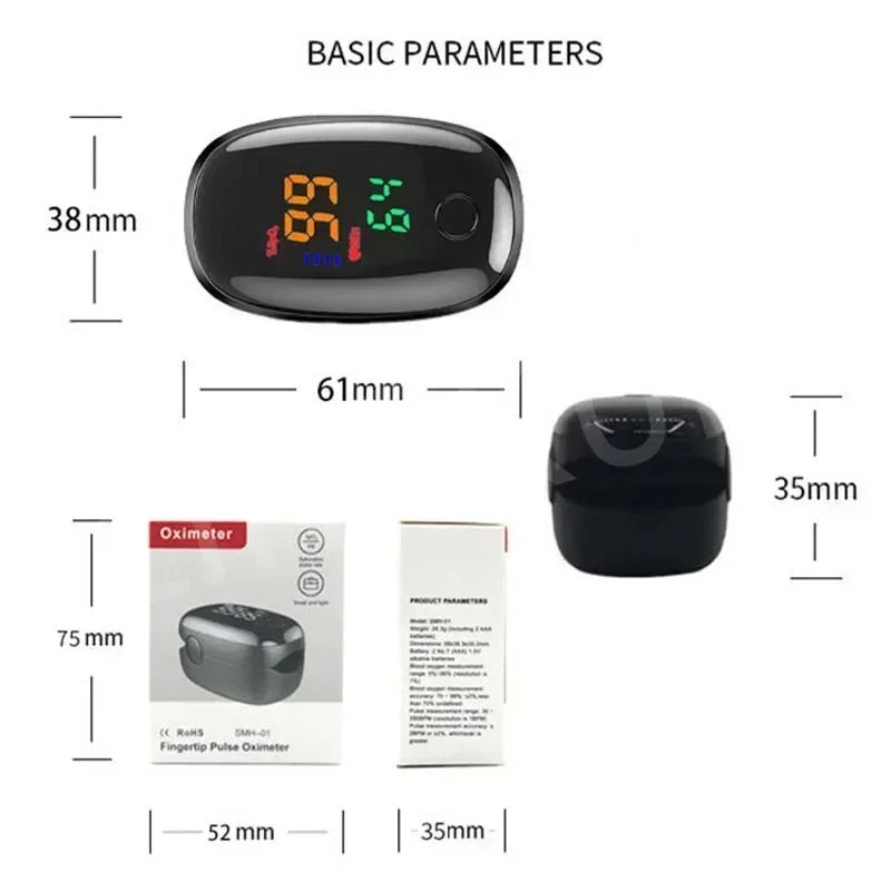 Baby Thermometers Pulse Oximeter Finger Digital Thermometer Accurate Oral Armpit Temperature Reading Fever Alert Termometer