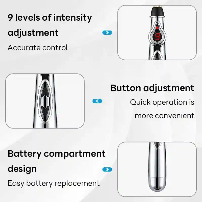 Electric Acupuncture Massage Pen for Targeted Muscle Relief - Tidesmit Back Massage Instrument Tidesmit
