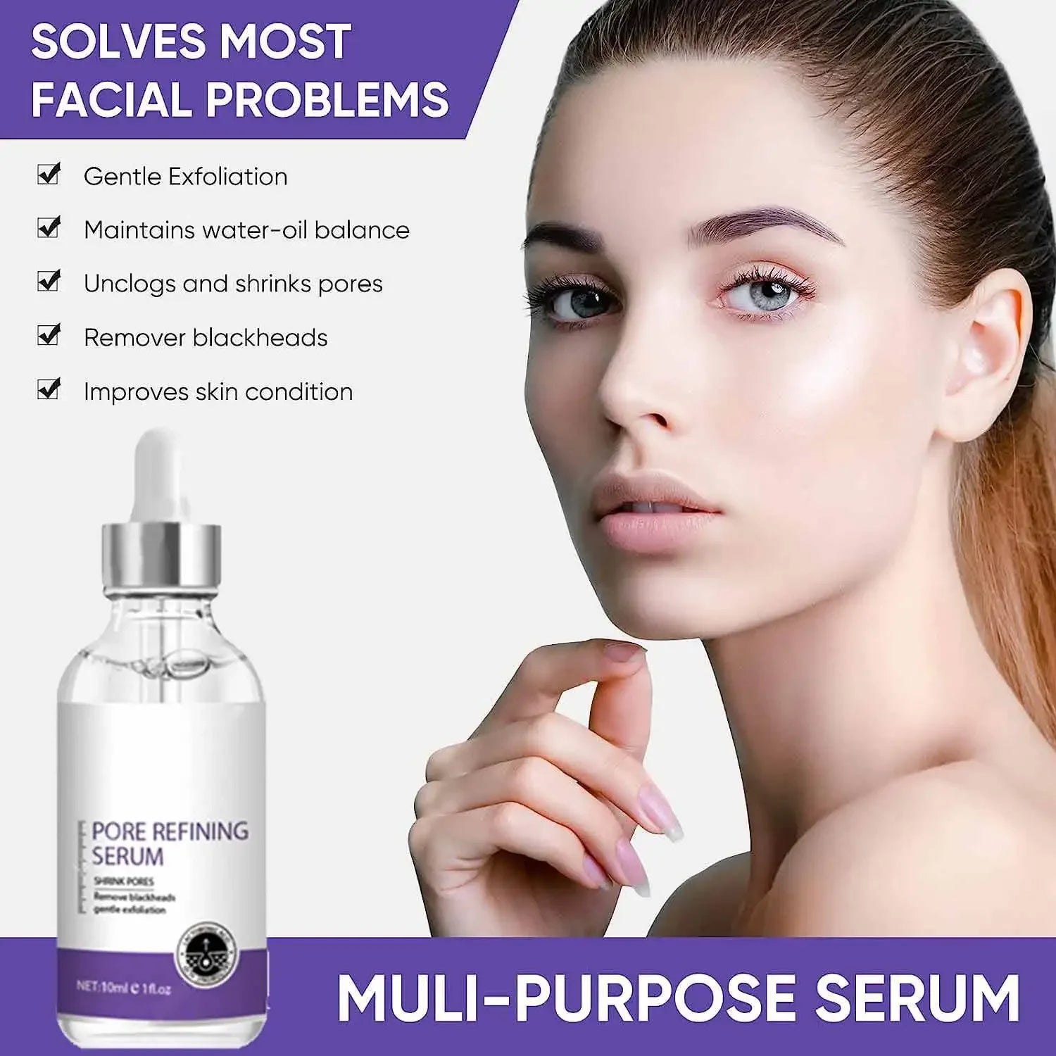 Pore Shrinking Serum for Face - Tightening Formula by Tidesmit Scrubs Treatments Tidesmit
