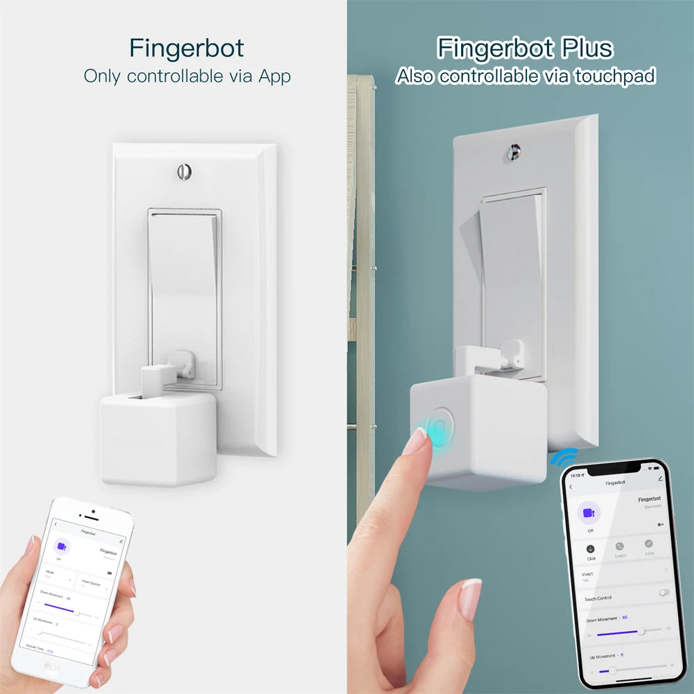 Smart Bluetooth Fingerbot Switch Pusher for App and Voice Control Tidesmit