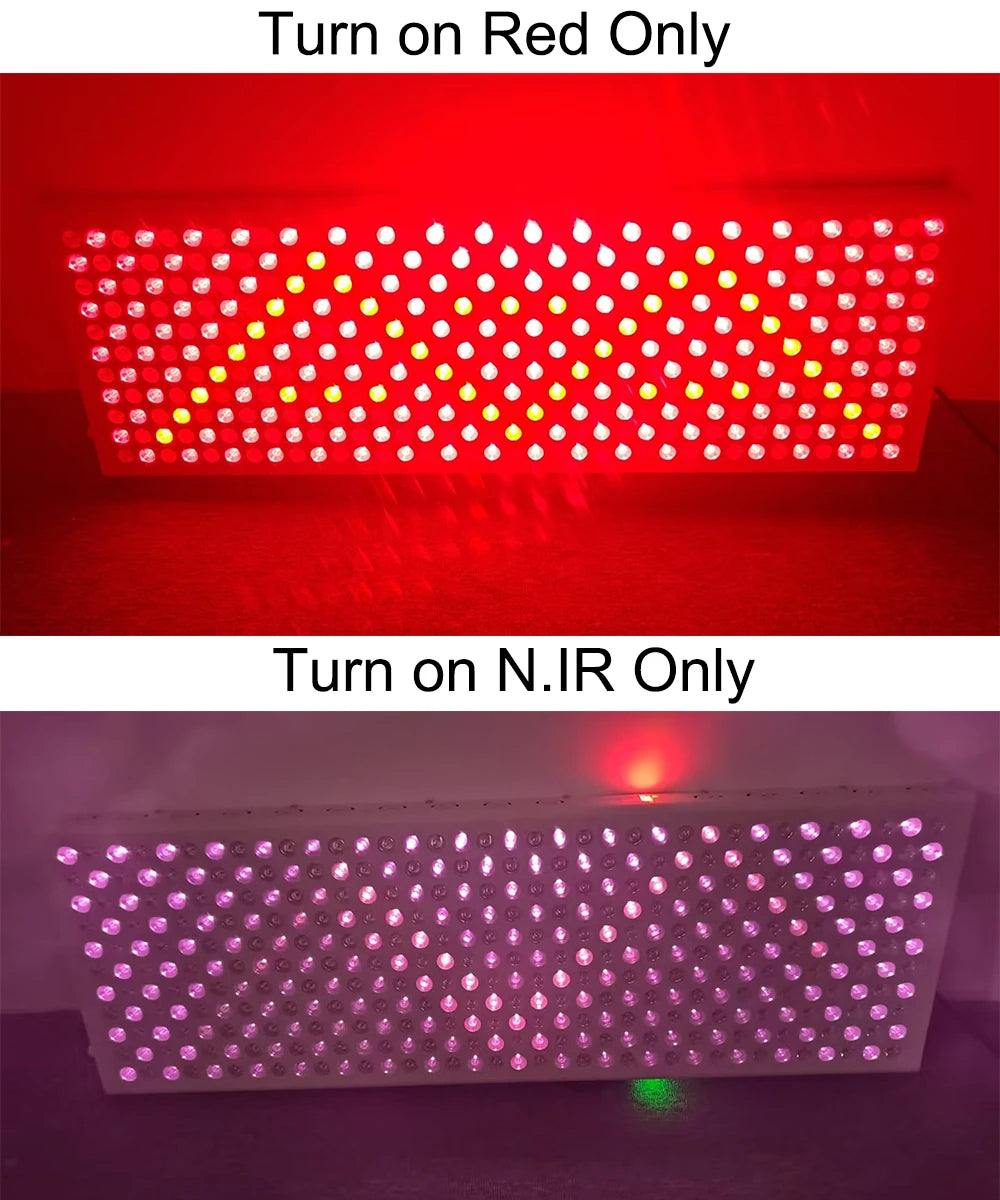Plus1500/2000 LED Red Light Therapy Panel 630nm 660nm 810nm 830nm 850nm Infrared Therapy Lamp Device,LED Light Beauty Device