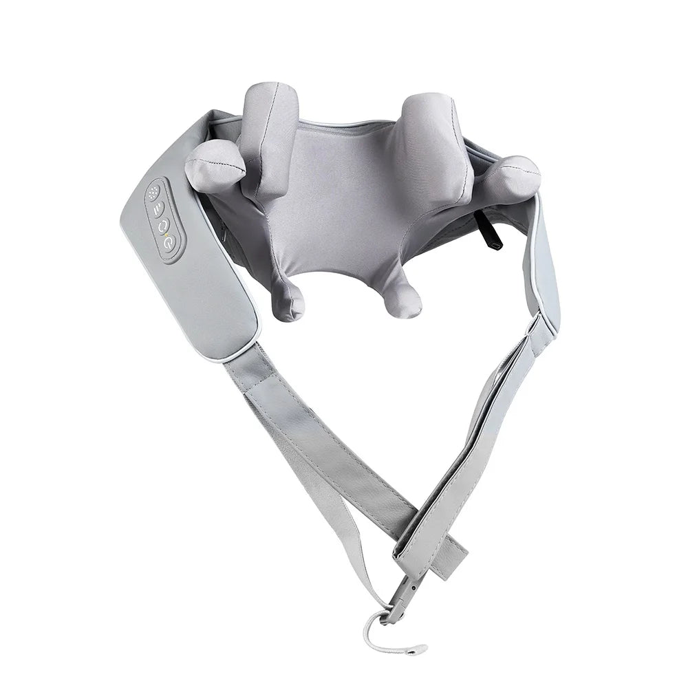 Wireless Neck and Shoulder Massager - 8-Head Deep Tissue Shiatsu Back Massage Instrument Tidesmit