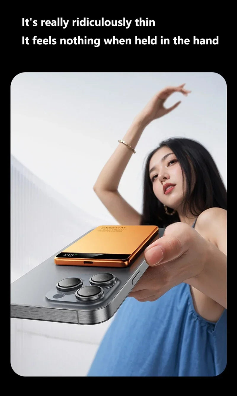 Magnetic Wireless Power Bank 10000mAh Portable Charger by Tidesmit Tidesmit