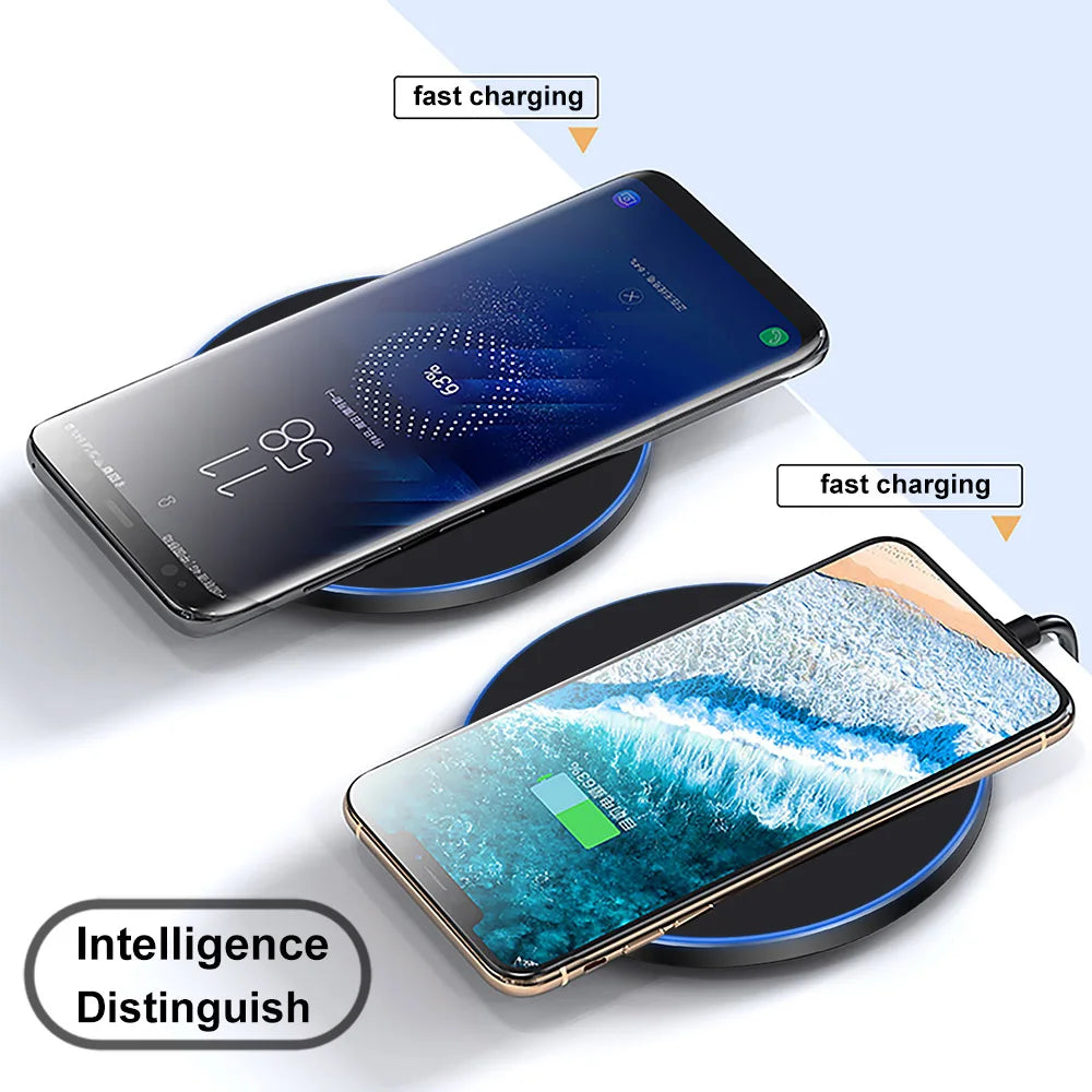 Tidesmit 50W Fast Wireless Charger Pad - Qi Certified Qi Charging Tidesmit