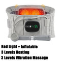 Lumbar Decompression Belt with Red Light Therapy and Vibration Support Fascia Gun Type A Tidesmit