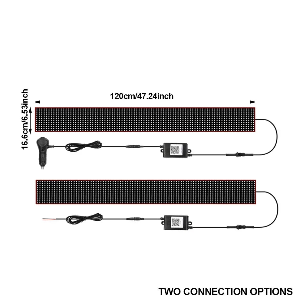 RGB LED Pixel Panel Light | Flexible APP-Controlled Content Lighting 1.2M Tidesmit